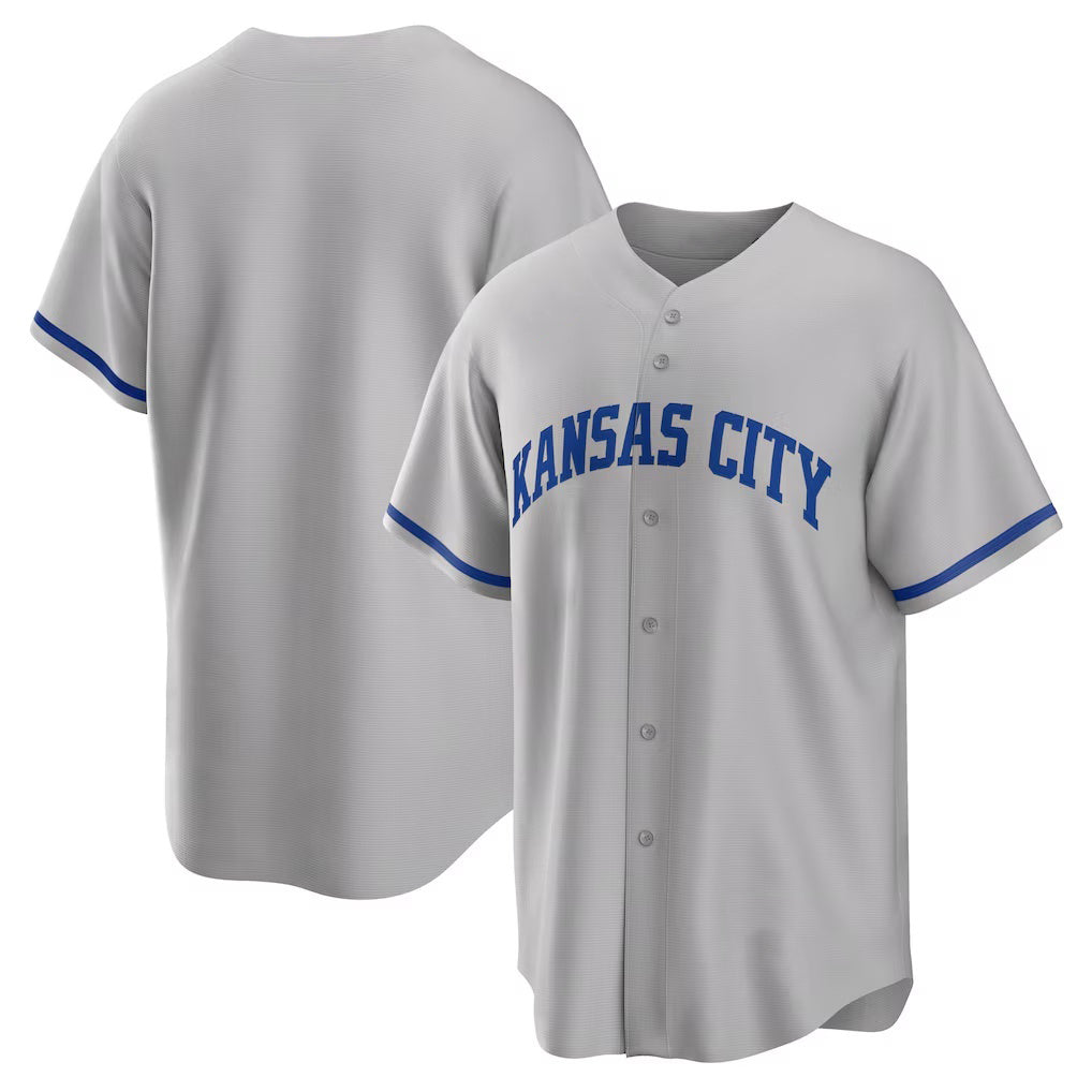 Kansas City Royals Gray Fedasgoge Road Replica Team Jersey