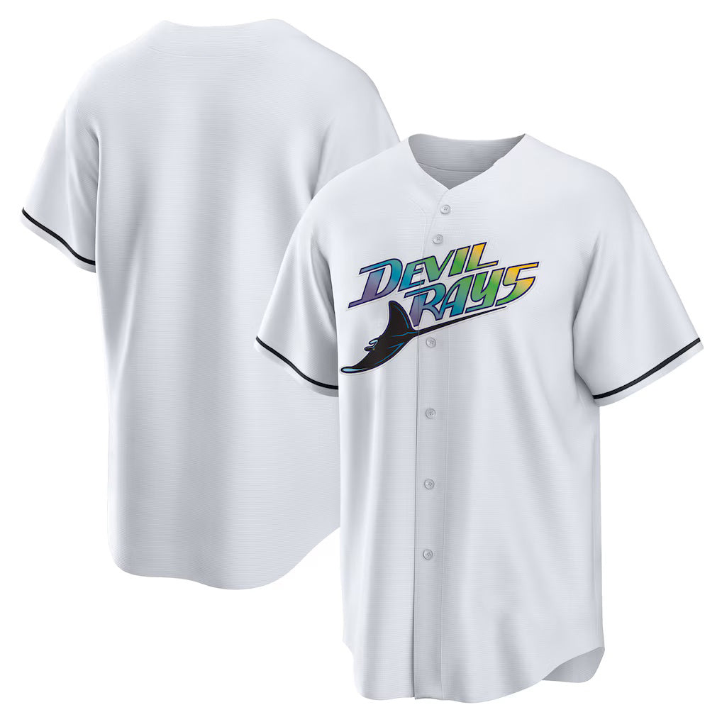 Tampa Bay Rays White Fedasgoge Home Replica Team Jersey