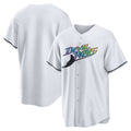 Tampa Bay Rays White Fedasgoge Home Replica Team Jersey