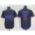 Toronto Blue Jays #5 Daulton Varsho Navy Fedasgoge 2024 City Connect Limited Stitched Jersey