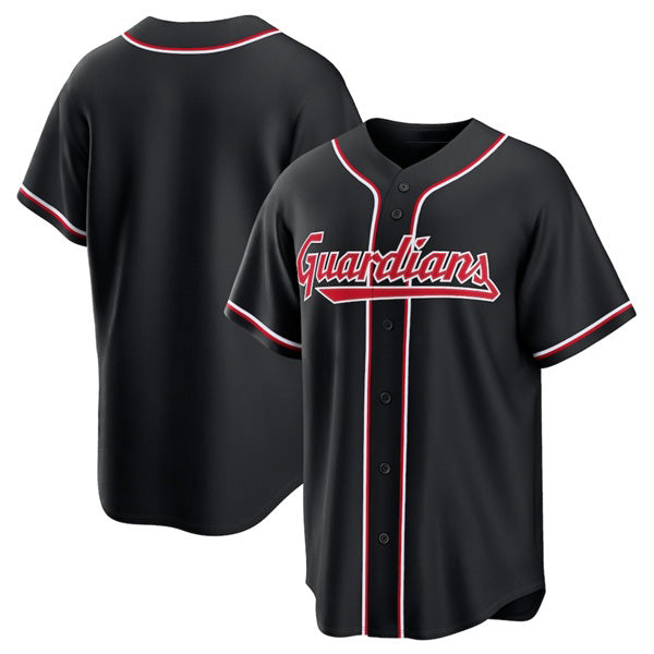 Cleveland Guardians Blank 2026 Black Fedasgoge Out Stitched Jersey