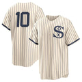 Chicago White Sox #10 Chase Meidroth Player Cream Fedasgoge Field of Dreams Home Game Stitched Jerseys