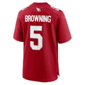 A.Cardinals #5 Baron Browning Cardinal Fedasgoge Team Game Jersey
