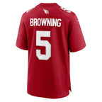 A.Cardinals #5 Baron Browning Cardinal Fedasgoge Team Game Jersey