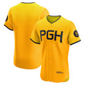 Pittsburgh Pirates Gold Fedasgoge City Connect Elite Jersey
