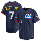 Kansas City Royals #7 Bobby Witt Jr. Player Navy Fedasgoge Limited American League All-Star Edition Stitched Jerseys