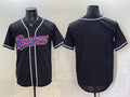 Texas Rangers Blank 2026 Fashion Replica Black Fedasgoge Out Stitched Jersey