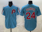 Philadelphia Phillies #24 Andrew Painter Blue Fedasgoge Cool Base Stitched Jersey