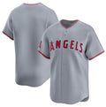 Los Angeles Angels Blank Gray Fedasgoge Away Limited Stitched Jersey