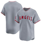 Los Angeles Angels Blank Gray Fedasgoge Away Limited Stitched Jersey