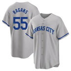 Kansas City Royals #55 Cole Ragans Player Gray Fedasgoge Game Home Stitched Jerseys