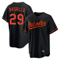 Baltimore Orioles #29 Samuel Basallo Player Black Fedasgoge Home Game Stitched Jerseys