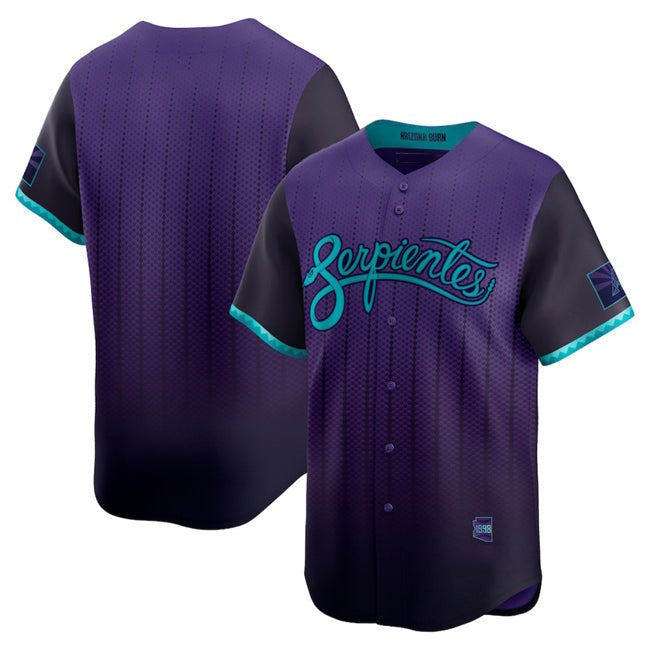 Arizona Diamondbacks Blank Purple Fedasgoge 2025 City Connect Limited Stitched Jersey