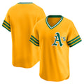 Oakland Athletics Gold Fedasgoge Cooperstown Collection Limited Jersey