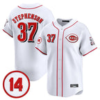 Cincinnati Reds #37 Tyler Stephenson Player White Fedasgoge Vapor Premier Limited Home Stitched Jerseys