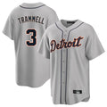Detroit Tigers #3 Alan Trammell Player Gray Fedasgoge Home Game Stitched Jerseys