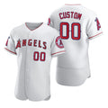Custom Los Angeles Angels White Fedasgoge 2020 Stitched Flex Base Jersey