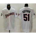 San Diego Padres #51 Trevor Hoffman White Fedasgoge Pinstripe Jersey