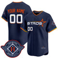 Custom Houston Astros Active Player Navy Fedasgoge 2025 City Connect Limited Stitched Jersey