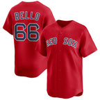 Boston Red Sox #66 Brayan Bello Red Fedasgoge 2024 Alternate Limited Stitched Jersey