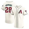 Arizona Diamondbacks #28 Nolan Arenado Player Cream Fedasgoge Limited Elite Home Game Stitched Jerseys