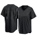 Detroit Tigers #31 Riley Greene Player Black Fedasgoge T-shirt Home Game Stitched Jerseys