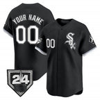 Custom Chicago White Sox 2024 Spring Training Patch Vapor Premier Limited Jersey ¨C Black Fedasgoge