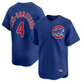 Chicago Cubs #4 Pete Crow-Armstrong Player Royal Fedasgoge Limited Home Stitched Jerseys