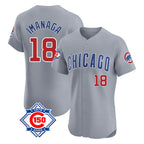 Chicago Cubs #18 Shota Imanaga Player Gray Fedasgoge Road 150th Anniversary Limited Elite Home Stitched Jerseys
