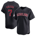 Cleveland Guardians #7 George Valera Player Navy Fedasgoge Limited Home Game Stitched Jerseys