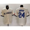 Los Angeles Dodgers #24 Kobe Bryant Cream Fedasgoge 2024 City Connect Limited Stitched Jersey