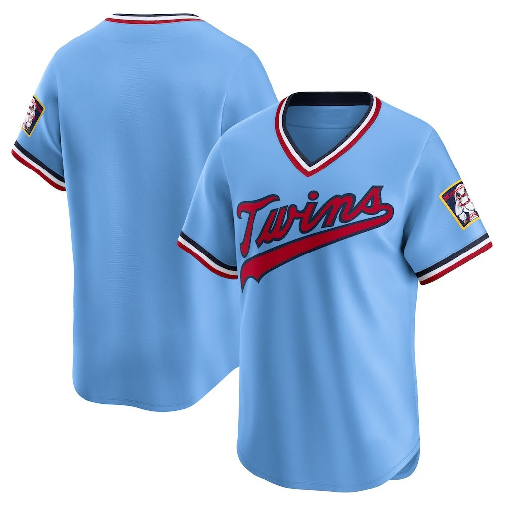 Minnesota Twins Light Blue Fedasgoge Cooperstown Collection Limited Jersey