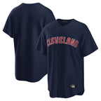Cleveland Guardians Blank Player Navy Fedasgoge Game Home Stitched Jerseys