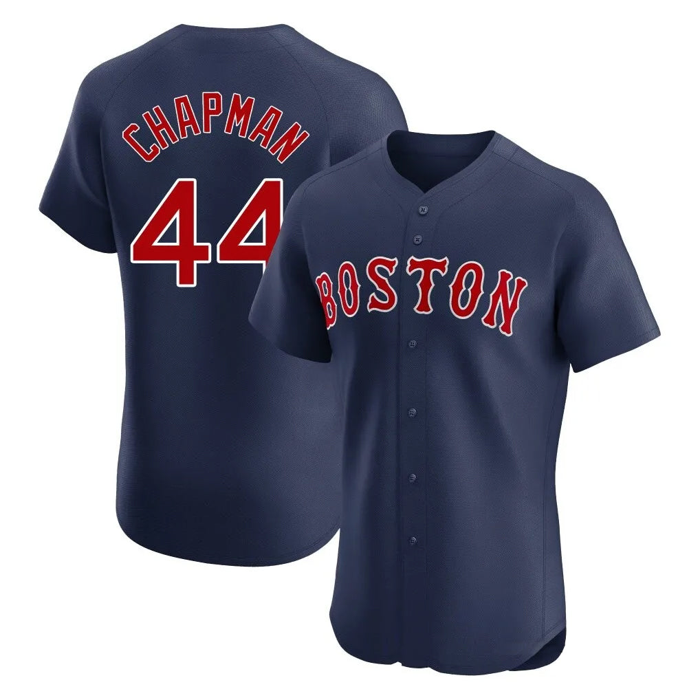 Boston Red Sox #44 Aroldis Chapman Player Navy Fedasgoge Limited Elite Home Game Stitched Jerseys1