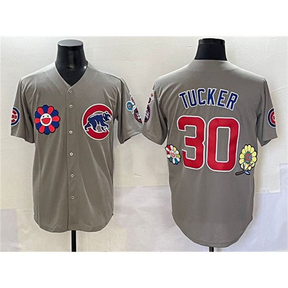 Chicago Cubs #30 Kyle Tucker Gray Fedasgoge 2025 Tokyo Series Limited Stitched Jersey