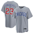 Chicago Cubs #23 Ryne Sandberg Player Gray Fedasgoge Home Game Stitched Jerseys