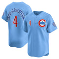 Chicago Cubs #4 Pete Crow-Armstrong Light Blue Fedasgoge Alternate Limited Player Jersey