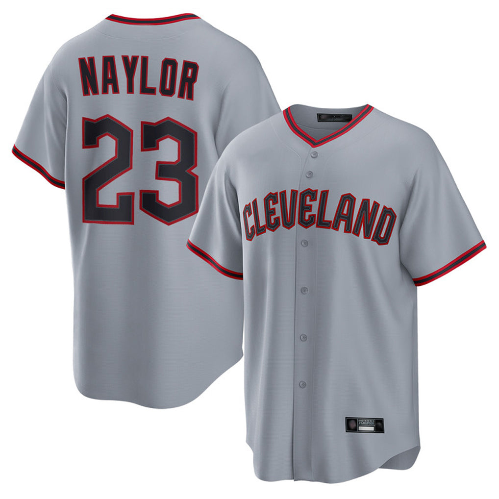 Cleveland Guardians #23 Bo Naylor Player Gray Fedasgoge Home Game Stitched Jerseys