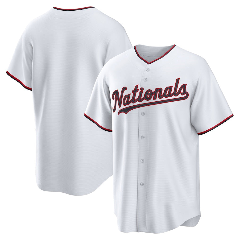 Washington Nationals White Fedasgoge Home Replica Jersey