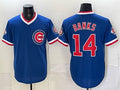 Chicago Cubs #14 Ernie Banks Royal Fedasgoge 150th Anniversary Throwback Vapor Limited Stitched Jersey