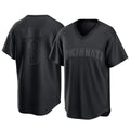Cincinnati Reds #3 Ke'Bryan Hayes Player Black Fedasgoge T-shirt Game Home Stitched Jerseys