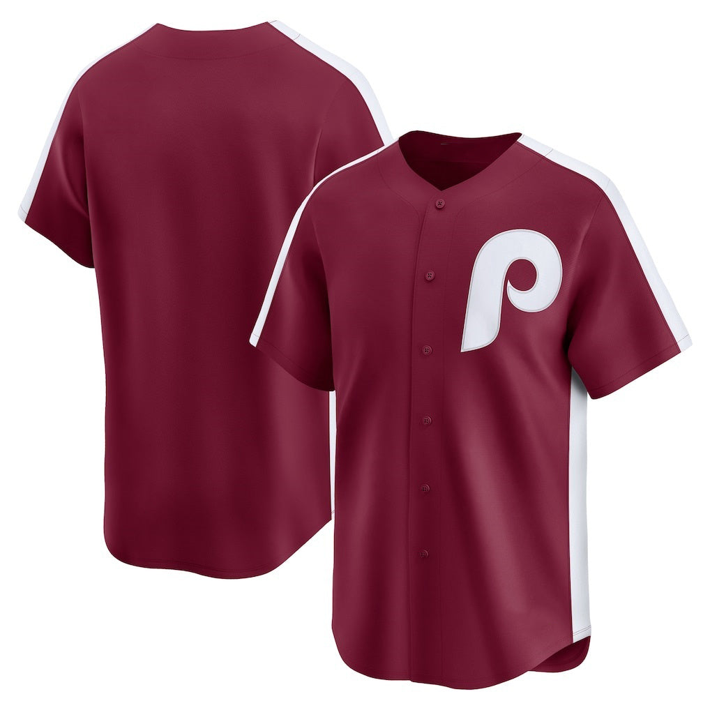 Philadelphia Phillies Maroon Fedasgoge Throwback Cooperstown Collection Limited Jersey
