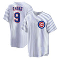 Chicago Cubs #9 Miguel Amaya White Fedasgoge Home Replica Jersey