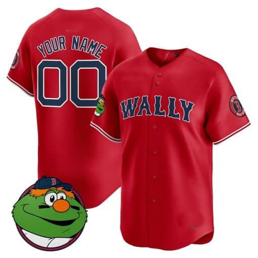 Custom Boston Red Sox Wally Vapor Premier Limited Jersey ¨C Red Fedasgoge