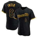 Kansas City Royals #6 Jonathan India Player Black Fedasgoge Snake Skin City Limited Elite Stitched Jerseys