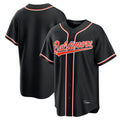 Baltimore Orioles Black Fedasgoge Out Fashion Home Game Blank Player Stitched Jerseys