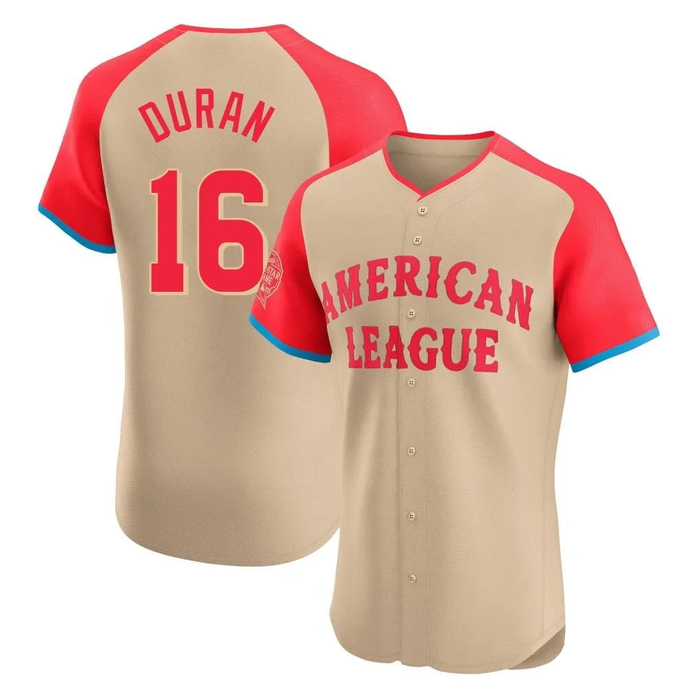 Boston Red Sox #16 Jarren Duran Player Cream Fedasgoge All-Star Short-Sleeved Limited Elite Home Game Stitched Jerseys