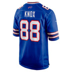 B.Bills #88 Dawson Knox Royal Fedasgoge Game Jersey