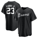 Atlanta Braves #23 Michael Harris II Player Black Fedasgoge Home Game Stitched Jerseys
