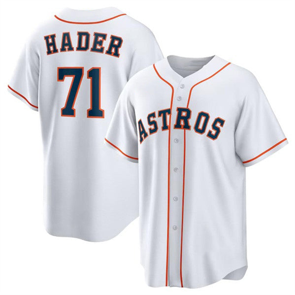Houston Astros #71 Josh Hader White Fedasgoge Cool Base Stitched Jersey